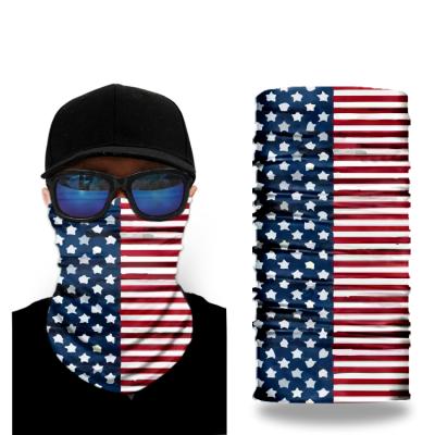 China Soft Bandana Polyester Printing Seamless Custom Headband Ties Outdoor Bandana for sale