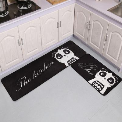 China Factory direct sales kitchen rug washable combination mat non-slip soft bottom cheap mat for sale