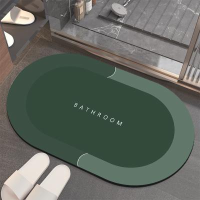 China Washable Bathroom Floor Mats Vanity Carpet Absorbent Anti-Slip Carpet With Box Customize Colors Shapes And Patterns for sale