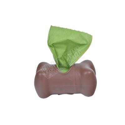 China Sustainable Acclaimed High Quality Bone Shape Dog Waste Bag With Poop Bag Dispenser for sale