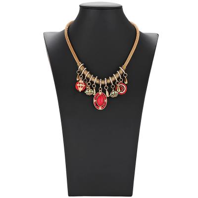 China Morden New Product Recycled PU Material Leather Jewelry Display Bust Jewelry Necklace Display for sale