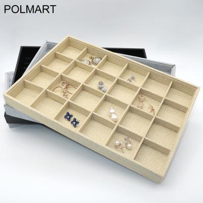 China Professional Morden Factory Box Tray Holder Display Case Jewelry Organizer Trays for sale