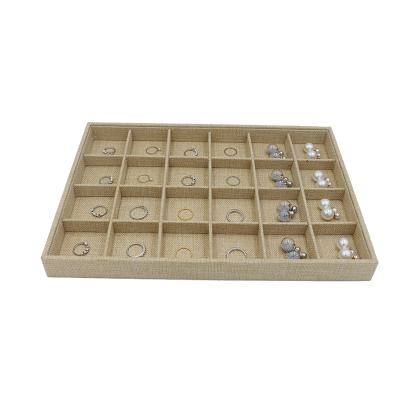 China Modern Stacking Lin Tray Jewelry Organizer Trays From Morden Good Quality Factory Directly for sale