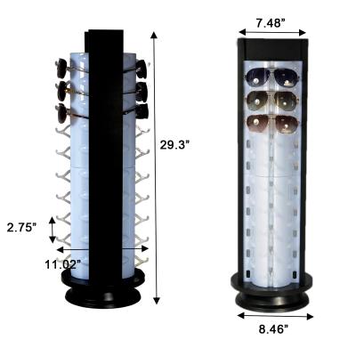 China Factory Wholesale Price Modern Customized Sunglasses Standing Sunglass Shelf Show Glasses Display Racks Optical Frame Display Rack for sale