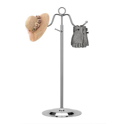 China Super Mall Height Adjustable Purses Display Stand Rack Polished Gold Hanging Bag Handbag Rack Display Stand for sale