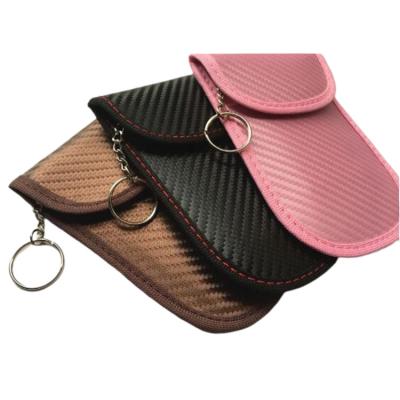 China Fashion Design Waterproof Car Key Signal Blocking Bag Women Faraday Key Case RFID Blocking Pocket for sale