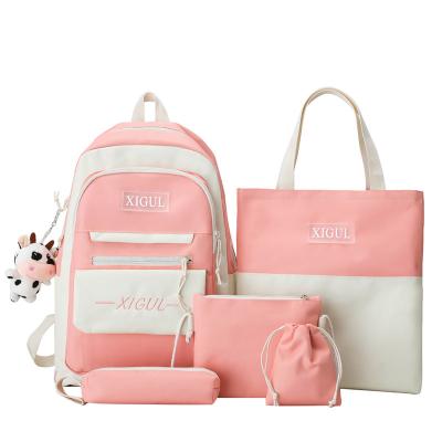 China Wholesale Custom Campus School Bag For Girls And Boys High School Backpack Large Capacity Multiple Bag for sale