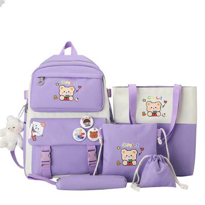 China Multiple Cute Large Capacity Middle School Anti Splash Student Bags Custom School Student Backpack Bag for sale