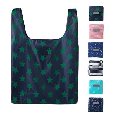 China Fodable Wholesale Custom Reusable Bags, Recycle Polyester Reusable Shopping Bag, Canvas / Nylon Foldable Bag for sale