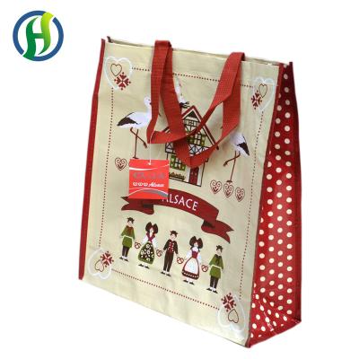 China Factory Price Eco - Friendly Custom Printed PP Lamination Shopping Bag for sale