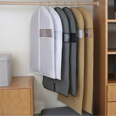 China Dustproof Storage Nonwoven Clothes Hide Cloth Case Suit Cover Coat Protect Storage Cover Garment Suit Bag For Kids Women Men for sale