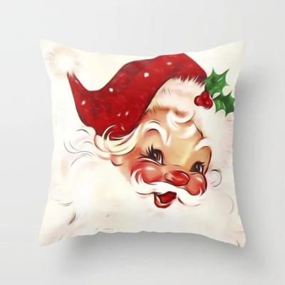 China Merry Christmas Decoration Anti-Static Pillow Case For Happy New Year Home Santa Claus Reindeer Pillow Case Xmas Navidad Xmas for sale