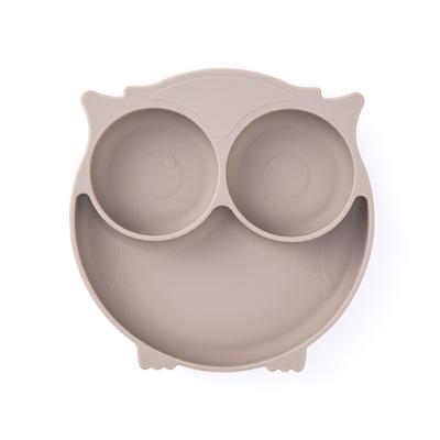 China Food Grade Silicone Suction Cup Base Silicone Baby Feeding Dishes Baby One-Piece Strong Sustainable Baby Silicone Feeding Dish for sale