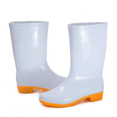 China Fashion Trend Anti Slip PVC Puncture Resistance Food Boots Waterproof Industry Rain Boots for sale