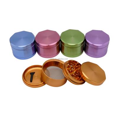 China Custom Logo JC8304-4 63mm Aluminum CNC Herb Grinder 4 Layer Cursher Aluminum Herb Grinder Grinder Cnc Spice Smoking Accessories for sale