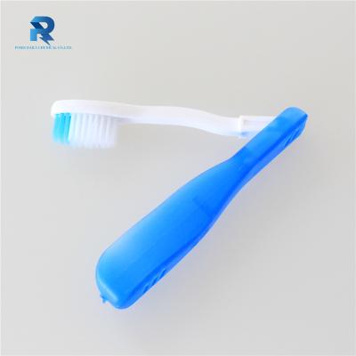 China Disposable Hotel And Use Portable Disposable Travel Travel Folding Toothbrush for sale