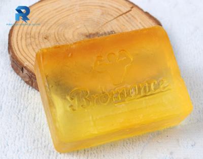 China Customized ANTISEPTIC in Different Colors Home Use Transparent Glycerin Bath Soap for sale