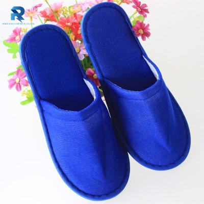 China Fashion/factory direct royal blue disposable indoor closed toe slipper comfortable/durable for hotel for sale