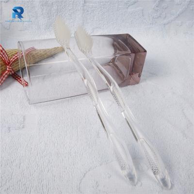 China Disposable Factory OEM Hotel Plastic Clear Transparent Disposable Toothbrush for sale