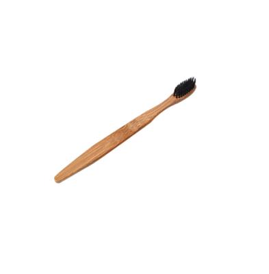 China Disposable Most Popular 100% Biodegradable Bamboo Charcoal Toothbrush for sale