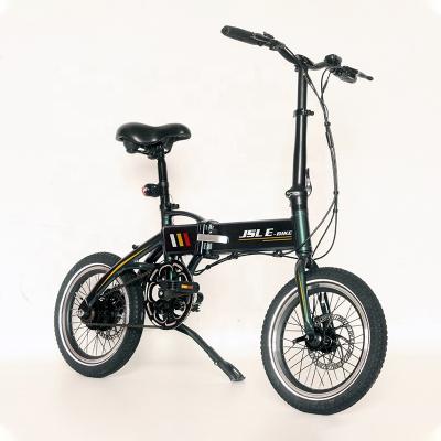 China New Arrival Affordable Aluminum Alloy 16 Inch 250w 36V Super Light Inner Battery Folding Electric Bicycle Foldable Electric Bike Ebike for sale