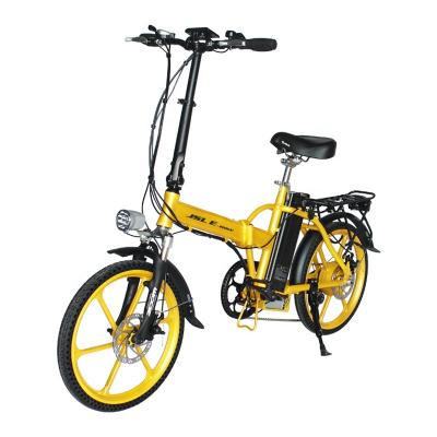 China Standard simple design 20 inch 48v 250w integrated wheel folding electric bicycle electric bicycle ebike for sale