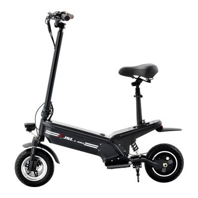 China Hotsale Fashion Style 10 Inch 36v/48v 500w Two Wheel Unisex Electric Scooter E-scooter for sale