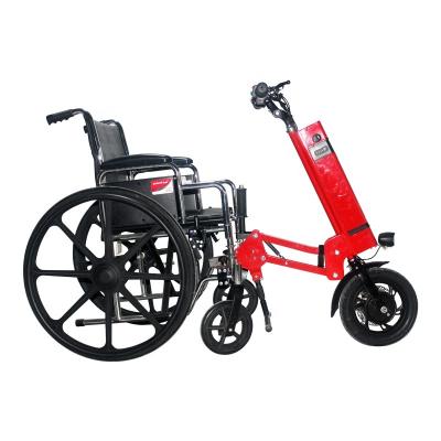 China 12 Inch 48v 250w Motor Lithium Battery Standard Useful One Wheel Handcycle Wheelchair Attachable Trailer for sale