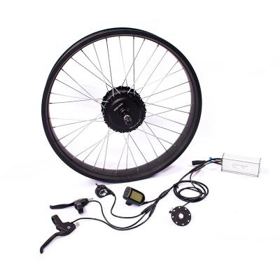 China hot sale 36v 48v 350w 500w 750w geared hub motor fat tire electric bike kit without battery lithium battery down tube JSL 20