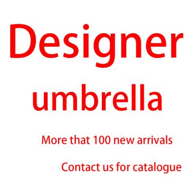 China Designer Best Logo Beach Umbrella Creative Men's Stylish Transient Luxurious Handcrafted Outdoor Umbrella Rain Folding Umbrella for sale