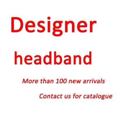 China Fashion Double G C High Quality Women Luxury Headband Famous Brand Inspired Designer for sale