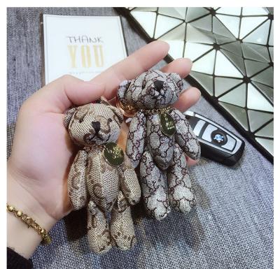 China Fashion Cartoon Cute Bear Fashion Women Handbag Key Chain Key Accessories for sale