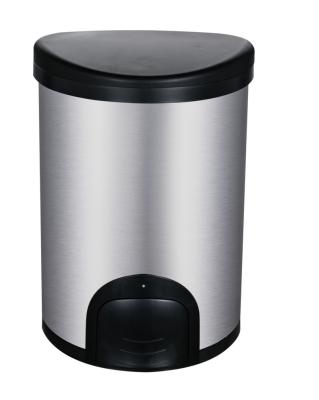 China Viable Wholesale Light Touch Sensor Bin Stainless Steel Waste Bin Toe Touch Trash Can for sale