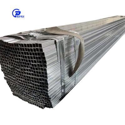 China Gas Pipe Cold Rolled Electro Galvanized GI 50x50 Cavity Section MS Low Carbon Pre Galvanized Square Welded Pipe for sale