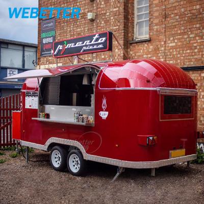 China Commercial Supply WEBETTER Customized Mobile Barbecue / Pizza Trailer Food Truck For Sale Europe for sale