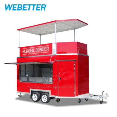 China Vegetable Processing Plant New Design 2 Story Mobile Snack Semi Trailer Food Supply Truck for sale