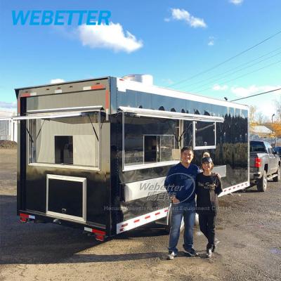 China Best Selling Mobile Beverage Trailer Commercial Catering Kitchen Trailer For Europe for sale