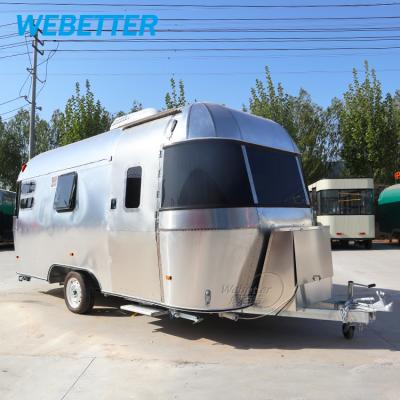 China Popular Travel Trailer WEBETTER RV Motorhomes Travel Trailer Caravan Off Road Camper Trailer for sale