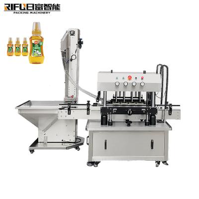 China Automatic Glass Food / Plastic Bottle Screw Capping Machine for sale