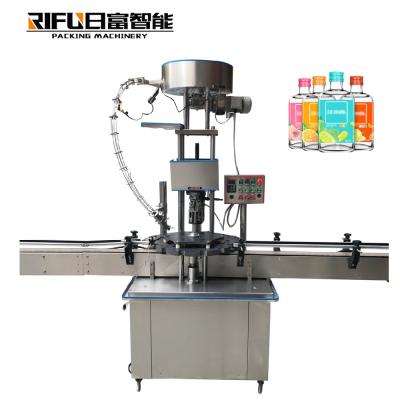 China Automatic Food Liquor Wine Whiskey Spirit Bottle Screw Aluminum Sealing Capping Machine For Glass Bottles for sale