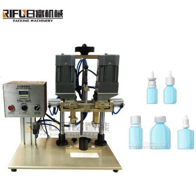 China Food Screw Semi Automatic Small Plastic Water Bottle Capping Machine for sale