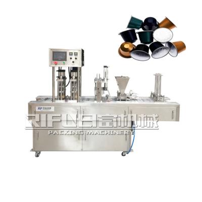 China Food Coffee Automatic Integrated Capsule Machine Filling Sealing Maker for sale