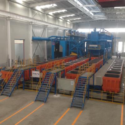 China factory foam vacuum assisted lost casting line/foam lost casting machine for sale