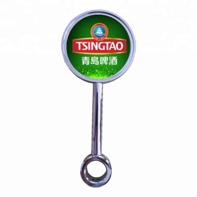 China Durable Beer Tower Medallions With Bespoke Plastic Sticker Logo for sale