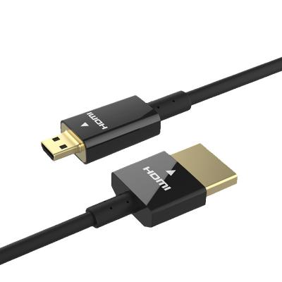 China Tezy Custom Wholesale Price PVC+Copper Wire Mirco HDMI To Micro HDMI Cable Support 4K 10.2Gbps HDMI Cable for sale