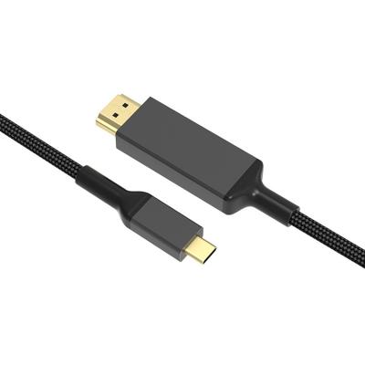 China High Quality Car Tezy HDMI Cable USB Type C Male Type-C to HDMI Cable 4K 60Hz to HDMI Male Cable for sale