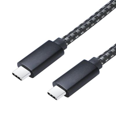 China Type-C tezy Video Game Player 1m 240W 40Gbps USBC USB 4.0 Gen3 Cable u4 Coaxial 5K 60Hz PD 5A USB C Cable With Nylon Braided USB-IF Factory for sale