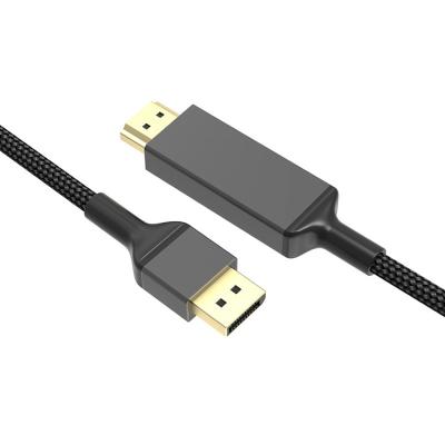 China COMPUTER 3M tezy New DP1.4 to hd HDMI2.1 cable 8K6 0Hz 4K 120Hz aluminum shell network DP to HDMI cable for sale