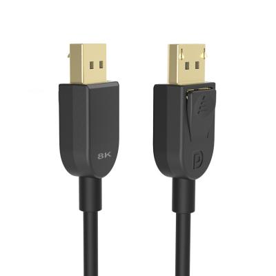 China Tezy China Manufacturer Supply 3M DP Male to Male 8K 60Hz HD Video Computer 120Hz Cable DP1.4 Version Displayport Cable for sale