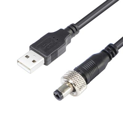 China Usb 20V 5a 1M 18AWG USB 2.0 car tezy one male to barrel jack dc 5525 dc charger power cable for sale